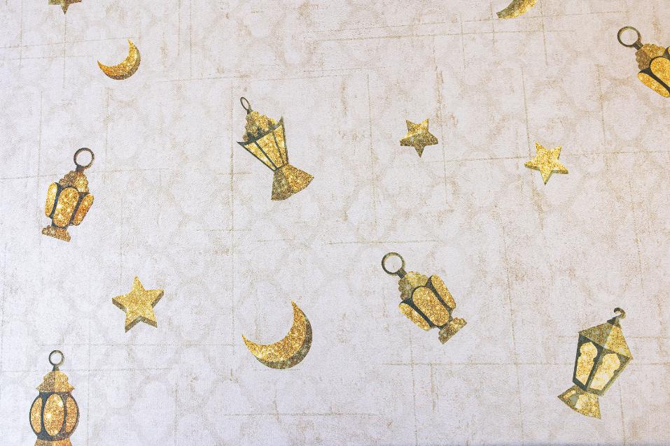 The Sparkling Ramadan Icons Table Cover