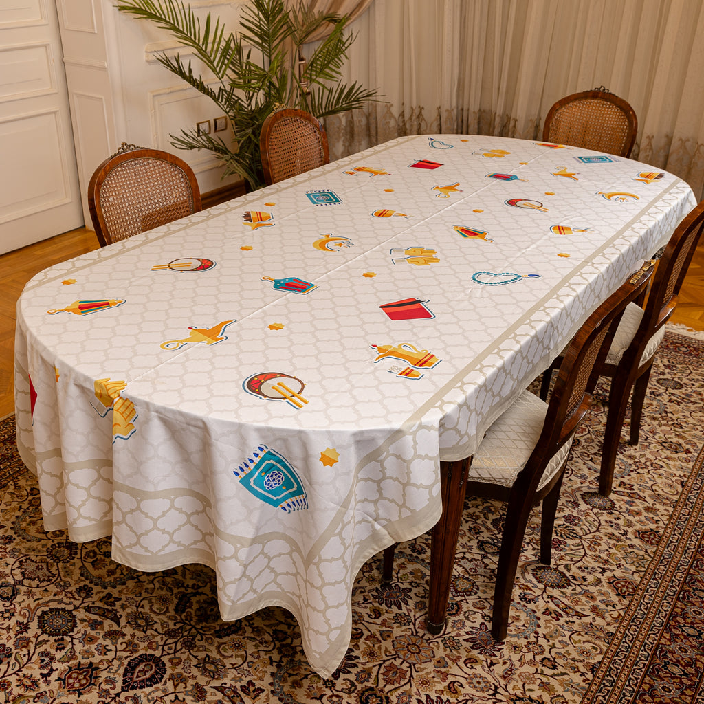 The Ramadan icons table cover