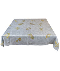 The Printed Dark Grey Mini Shimmery Fawanis Table Cover