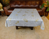 The Printed Dark Grey Mini Shimmery Fawanis Table Cover