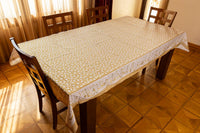 Bel Hana Wel Shefa Beige Calligraphy Table Cover
