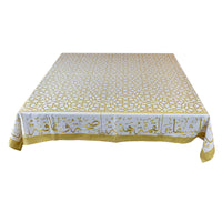 Bel Hana Wel Shefa Beige Calligraphy Table Cover