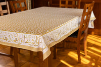 Bel Hana Wel Shefa Beige Calligraphy Table Cover