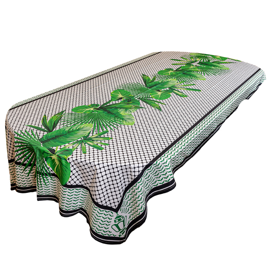 The Leaves palestinian kufiyyeh table cover