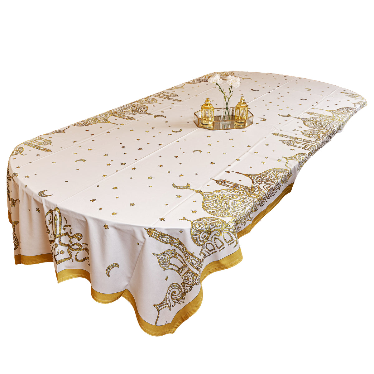 The Lailaty Shimmery Gold Table Cover