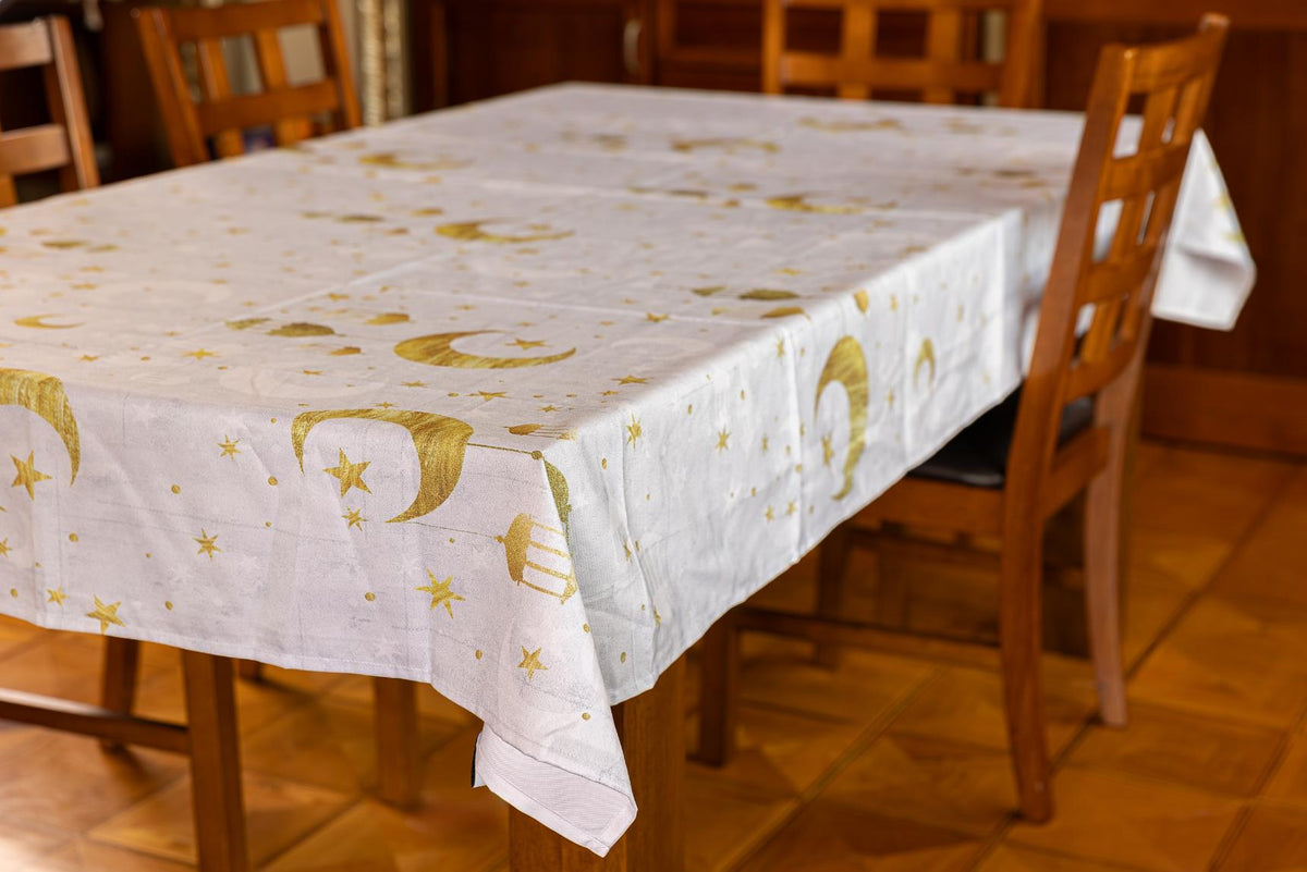 The Magical Golden Crescents Table Cover