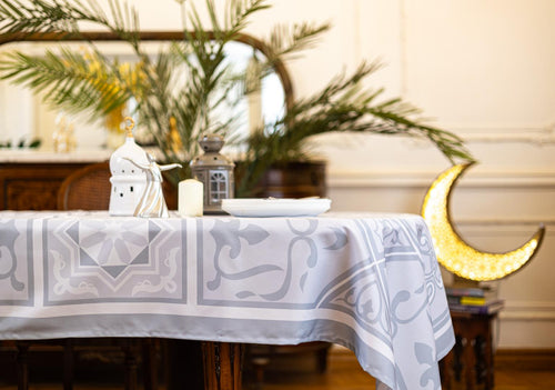 The Grey khayameya table cover- 088