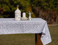 The Grey Islamic Art table cover- 090