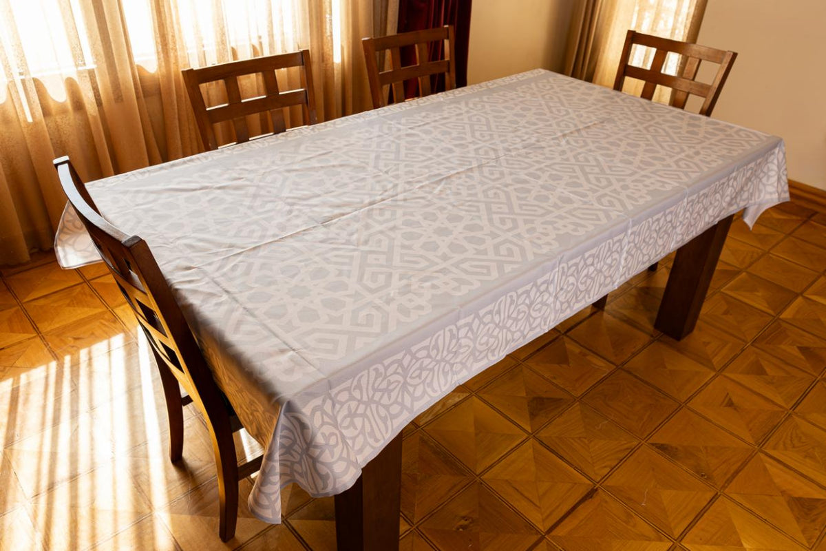 The Grey Islamic Art Table Cover