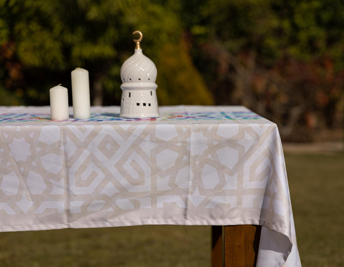 The Vibrant Islamic art Table Cover