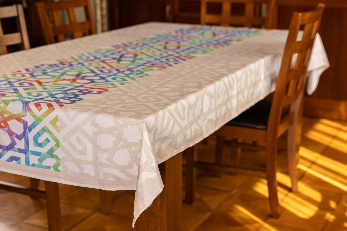 The Vibrant Islamic art Table Cover