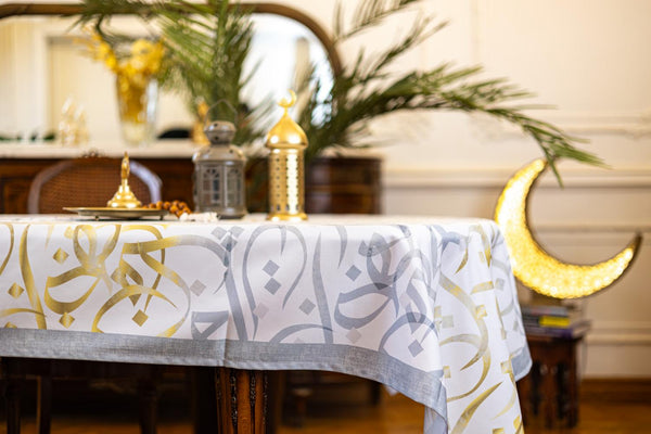 The Coloured Infusion Calligraphy table cover- 103