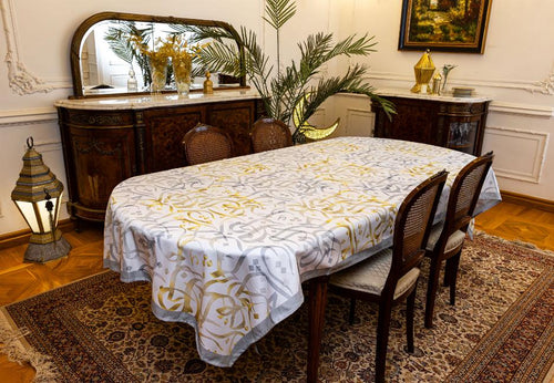 The Coloured Infusion Calligraphy table cover- 103