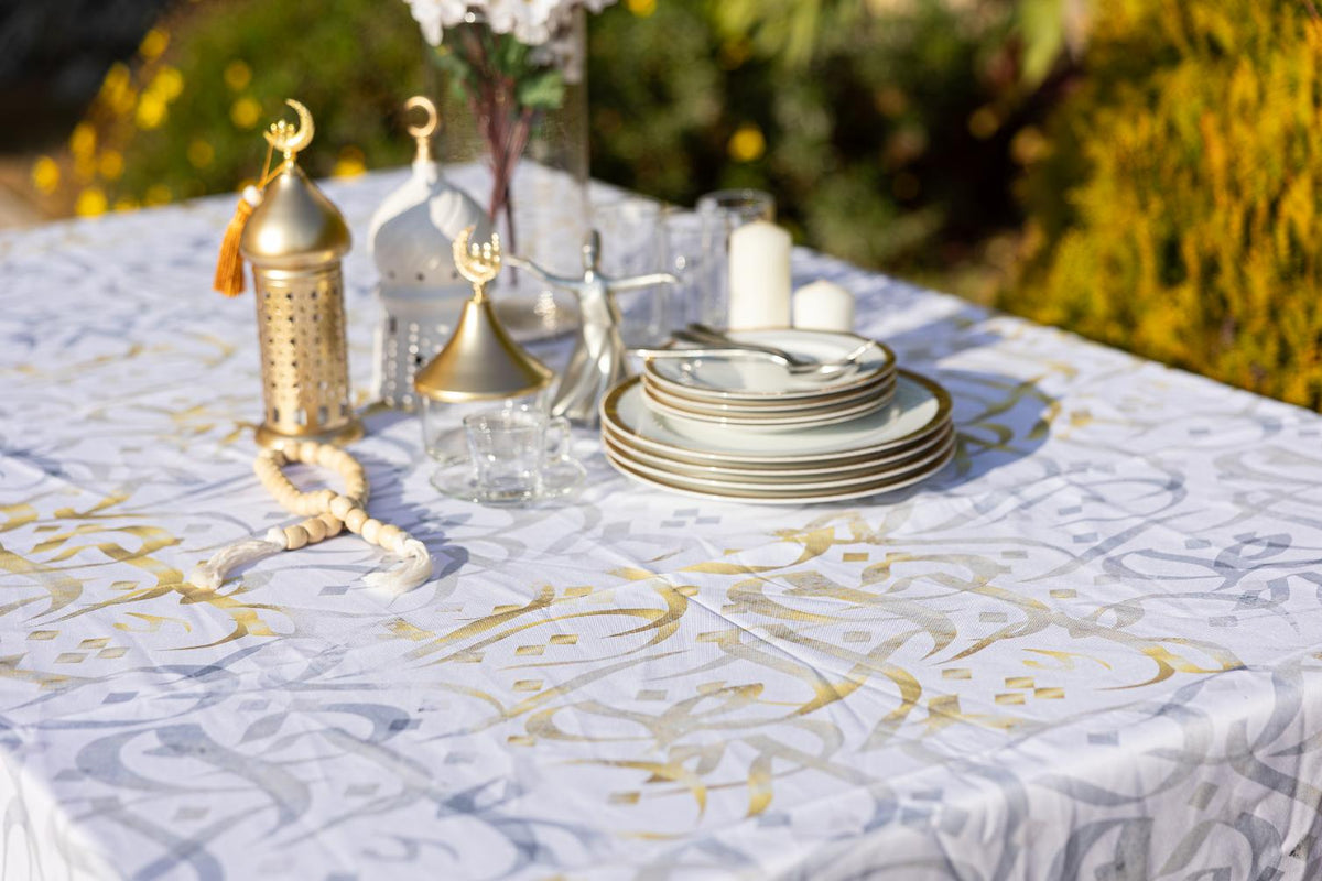 The Coloured Infusion Calligraphy table cover- 103