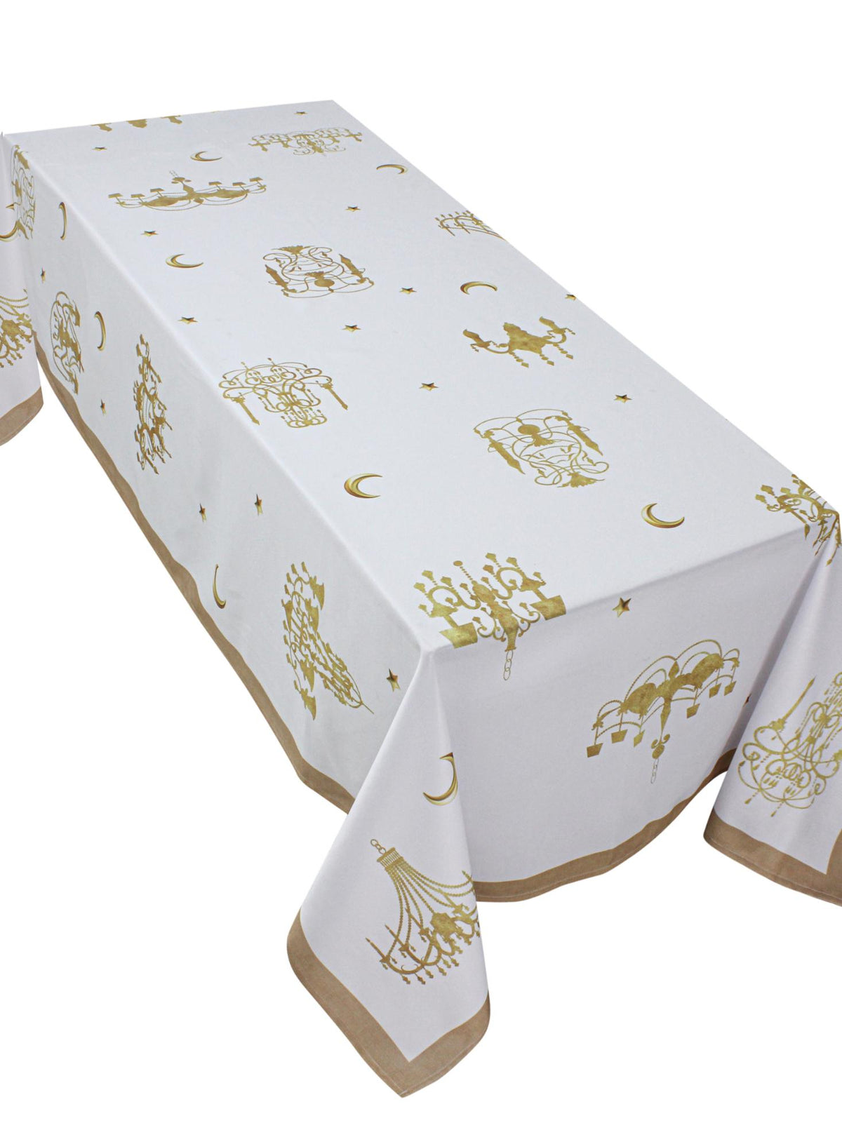 The Golden Chandeliers Table Cover
