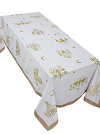 The Golden Chandeliers Table Cover