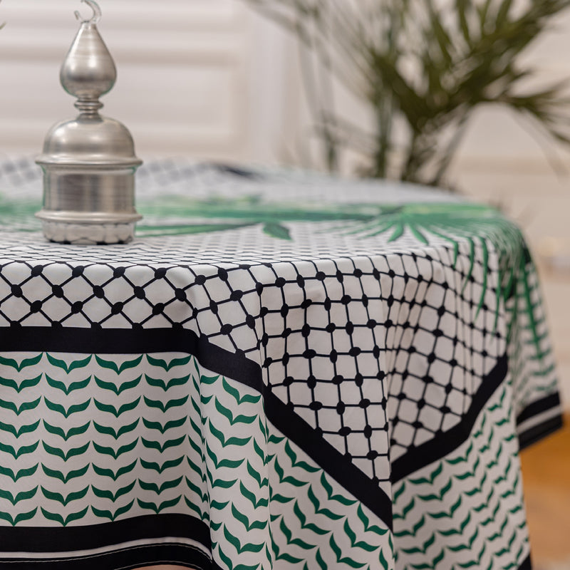 The Leaves palestinian kufiyyeh table cover