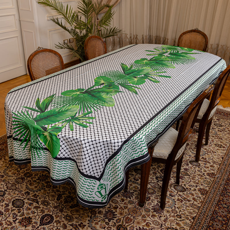 The Leaves palestinian kufiyyeh table cover