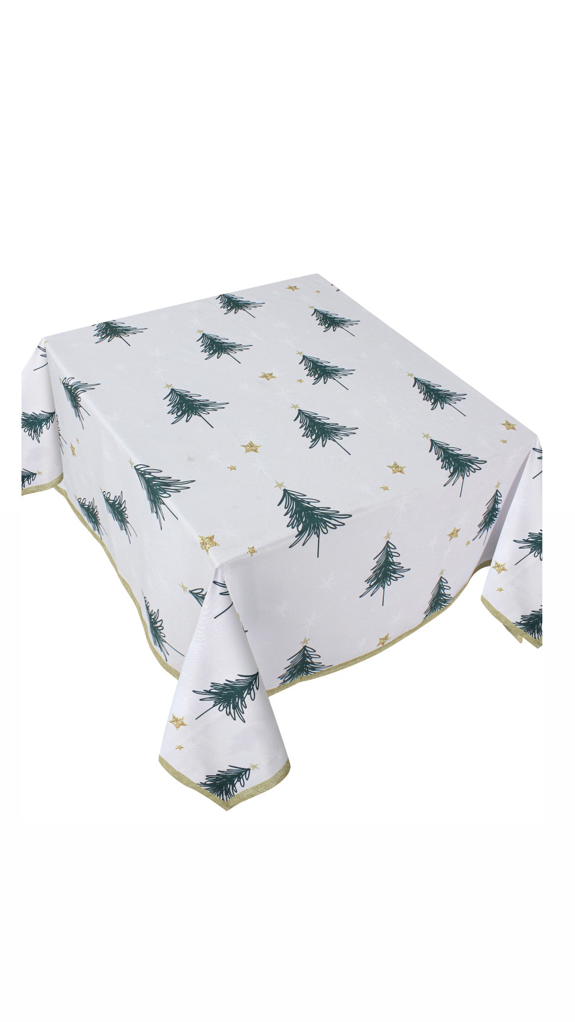The Christmas tree stars table cover