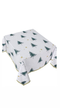 The Christmas tree stars table cover