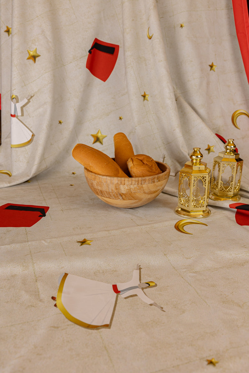 The Tarboosh El Sultan table cover