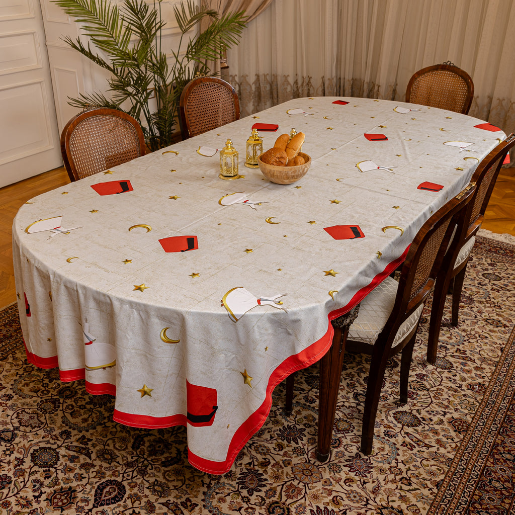 The Tarboosh El Sultan table cover