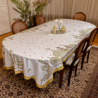 The Lailaty Shimmery Gold Table Cover
