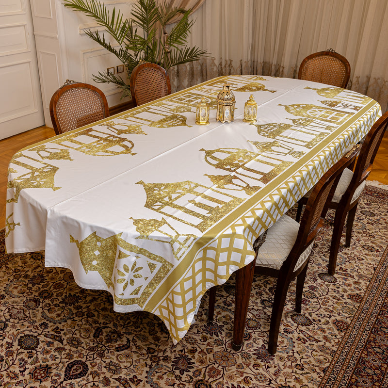 The Mega Golden Fawanis table cover- 004