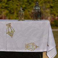 The Mini Shimmery Fawanis Table Cover
