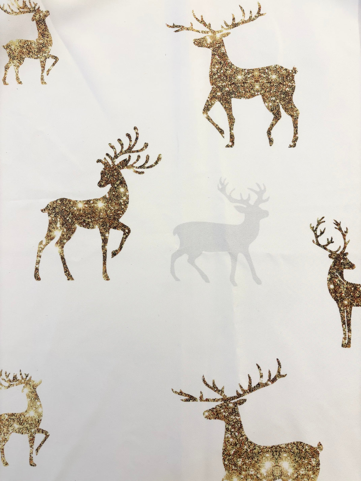 The Golden Reindeers Christmas table cover