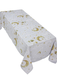 The Magical Golden Crescents Table Cover