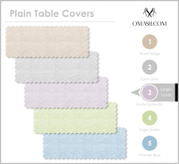 The Lilac Plain Table cover- Dusty Lavender