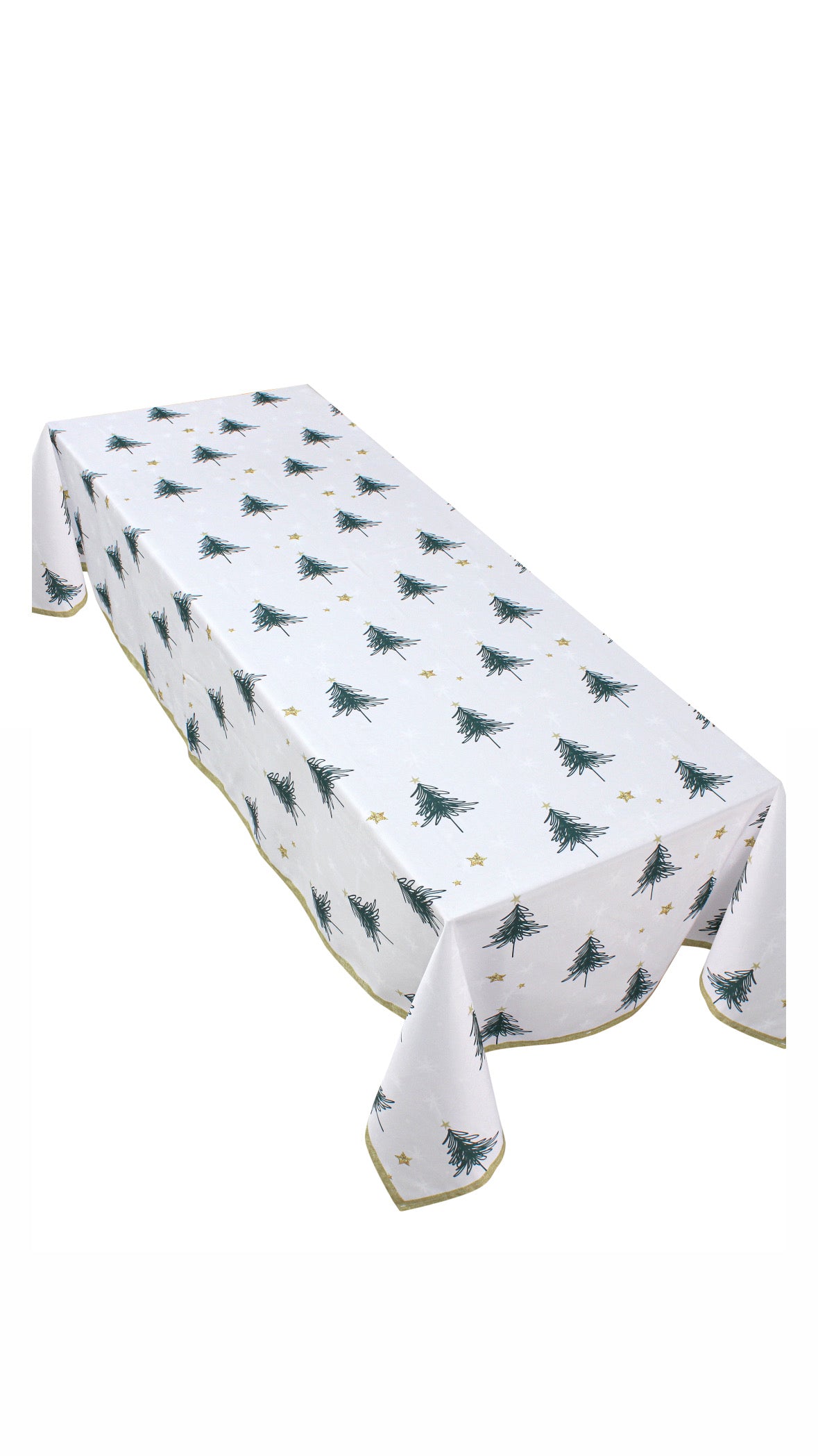 The Christmas tree stars table cover