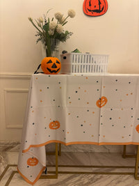 The Wicked Pumpkins table cover