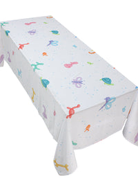 The Happy twisting balloons table cover