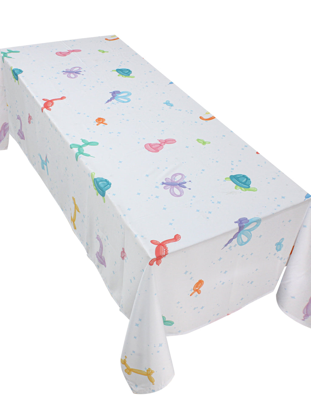 The Happy twisting balloons table cover (Order takes 5 working days)