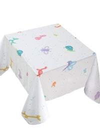 The Happy twisting balloons table cover