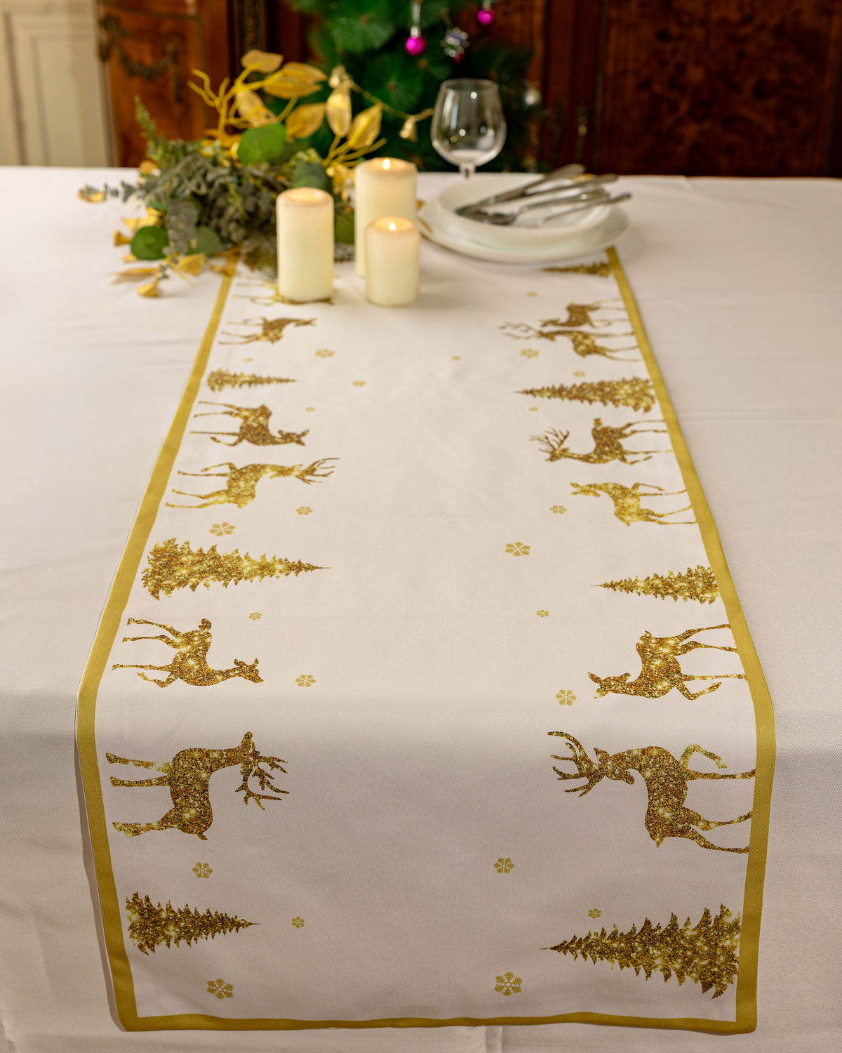The Golden Sparkle and Antler Runner (printed)