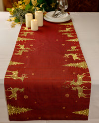 The Red Sparkle and Antler Runner (printed)