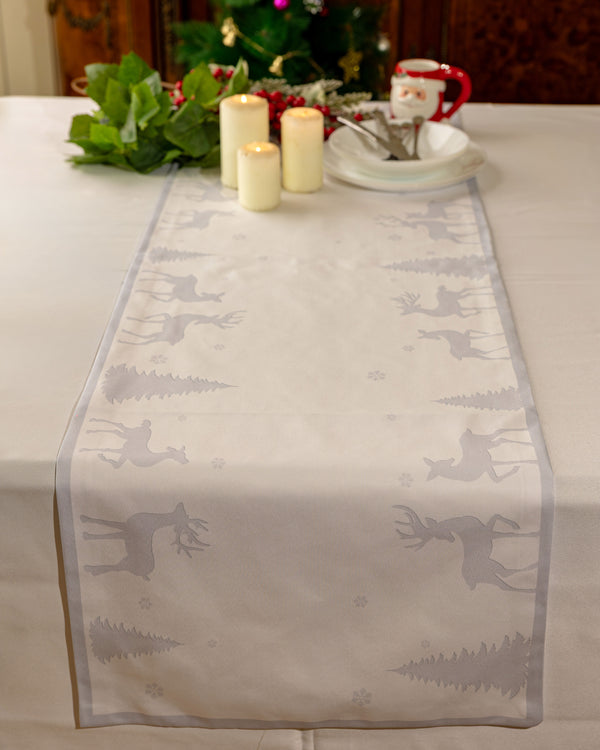 The Frosted Antler soft grey Runner