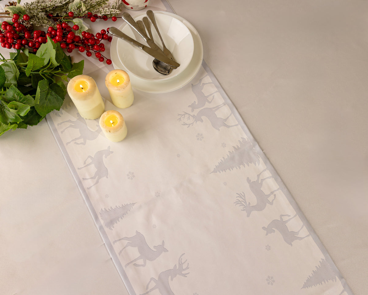 The Frosted Antler soft grey Runner