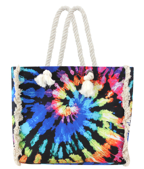 The tie dye Tote bag - beach bag