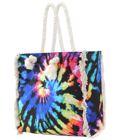 The tie dye Tote bag - beach bag