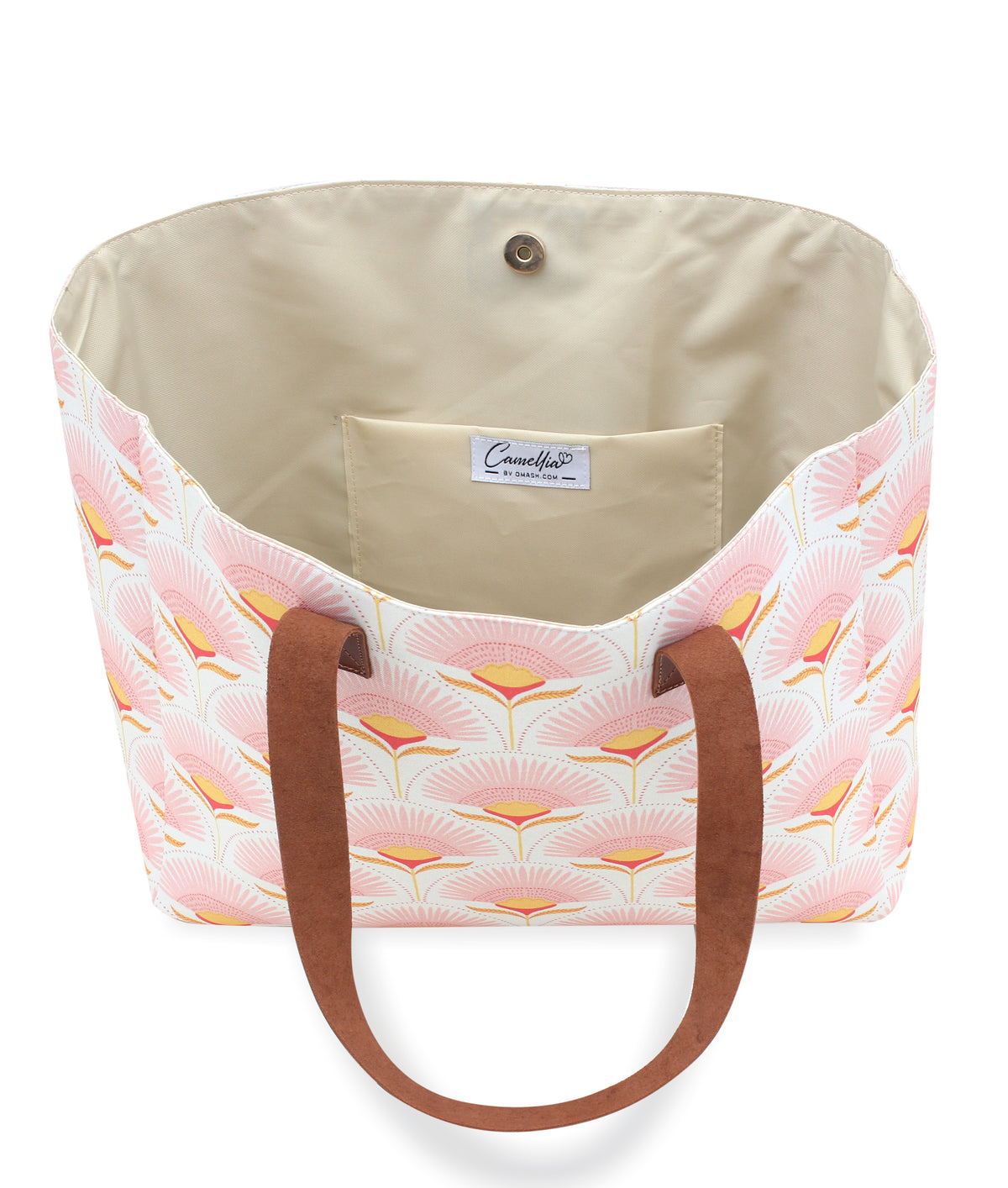 The Geo Flora tote bag