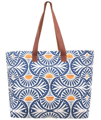 The Geo Indigo tote bag
