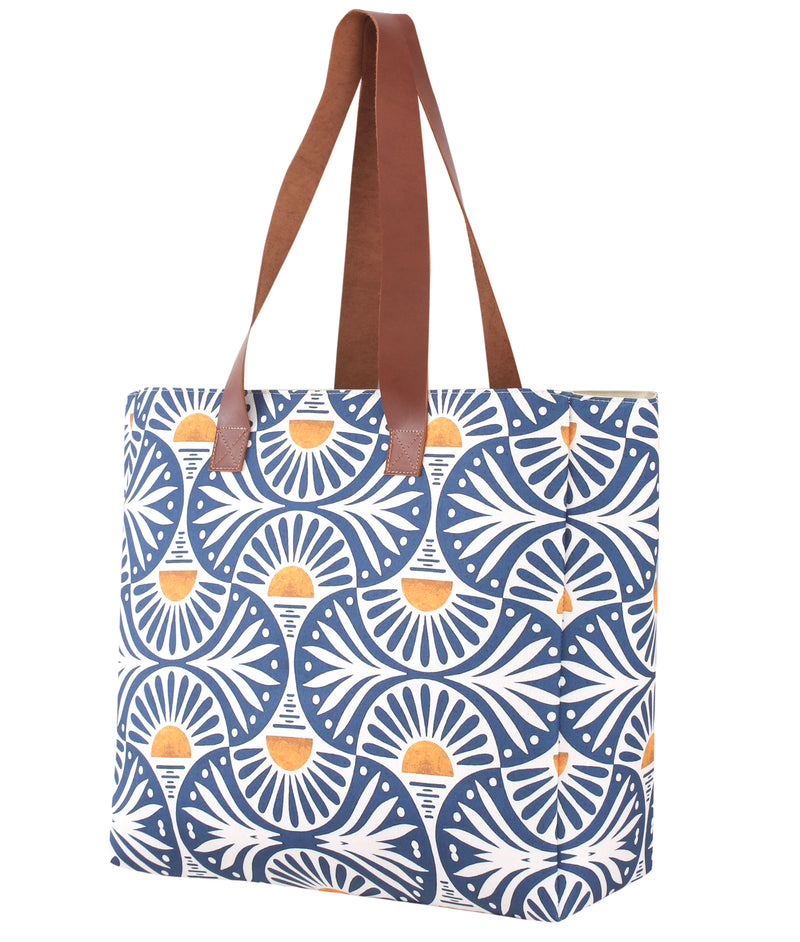The Geo Indigo tote bag