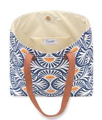 The Geo Indigo tote bag