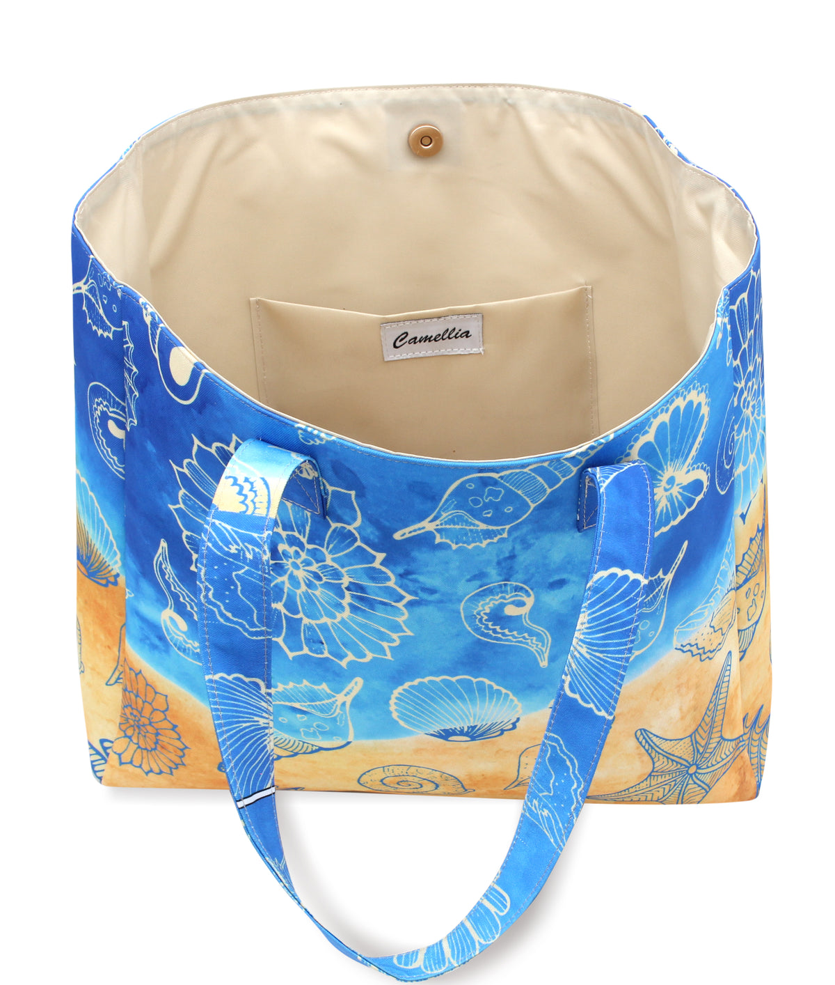 The Coastal Shells tote bag