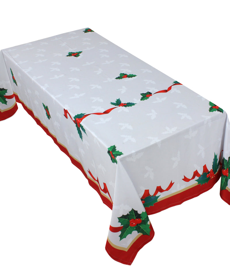 The Holly leaf elegance table cover