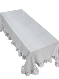Che Bella Ruffles Table cover- Warm Beige